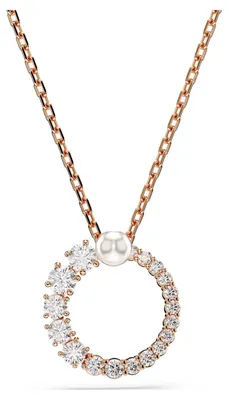 Produktbild von Swarovski Damen Halskette mit Anhänger Weiß, Rosegold MATRIX 5692265