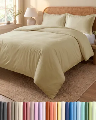Produktbild von 3-teiliges Bettwäsche-Set 155x220 cm Beige