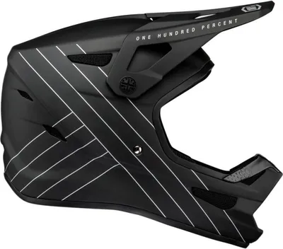 Produktbild von 100% Status DH/BMX Fahrradhelm, Farbe:Essential Black, Größe:YS