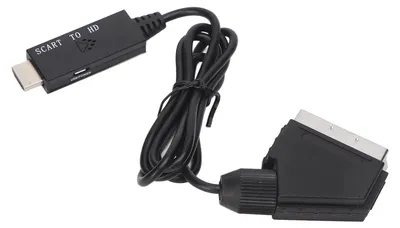Image de Adaptateur SCART vers interface multimédia HD, commutateur 720P/1080P, convertisseur vidéo Full HD pour Xbox, lecteur DVD, décodeur