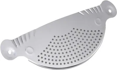 Image de Aide à l'égouttage - couvercle verseur pour casseroles - inox