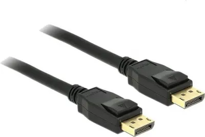 Produktbild von Delock - DisplayPort-Kabel - DisplayPort (M) zu DisplayPort (M) - 1 m - eingerastet - Schwarz