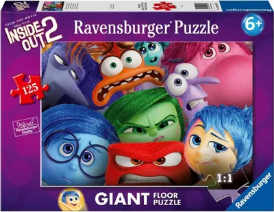 Image de Ravensburger - Puzzle 125 Plancher Géant Inside Out 2