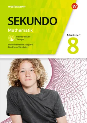 Produktbild von Sekundo 8. Arbeitsheft mit  interaktiven Übungen. Für Nordrhein-Westfalen