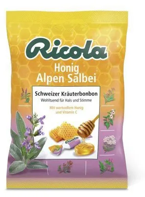Immagine prodotto di Ricola m.Z.Beutel Miele delle Alpi Salvia Bonbons 75 g