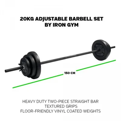 Produktbild von Iron Gym Einstellbare Langhantel Set 20 kg IRG034