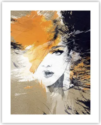 Produktbild von Poster - Poster ohne Rahmen - Abstraktion Frau - 40x50 cm - Wand Bild - Wanddeko - Wandbilder - Kunstposter - Wandposter - Bilder - Kunstdruck - Wanddekoration - Wandbild - P2XPA40x50-3656