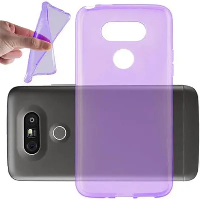 Produktbild von Cadorabo Hülle für LG G5 Schutz Hülle in Lila Schutzhülle TPU Silikon Cover Etui Case