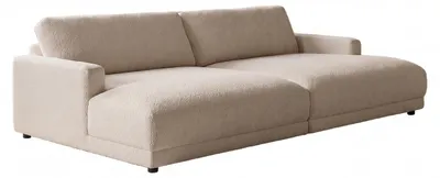 Produktbild von KAWOLA Big Sofa MARLIN Stoff beige