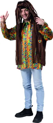 Produktbild von Oberteil Hippie Bob 70er Flower Power, Groesse:56