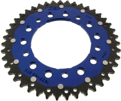 Produktbild von ZF Krone 43 Zähne Teilung 525 Blau Schwarz Dual für Yamaha