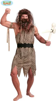 Image de Costume d'homme des cavernes pour hommes taille M-L, taille:XL