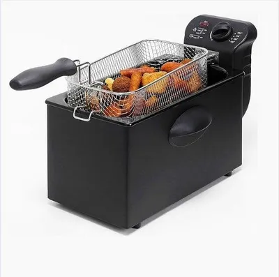 Produktbild von Fritteuse 3,5L 2000W schwarz isolierte Griffe