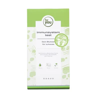 Produktbild von for you immunsystem-test kids – Bluttest für zuhause