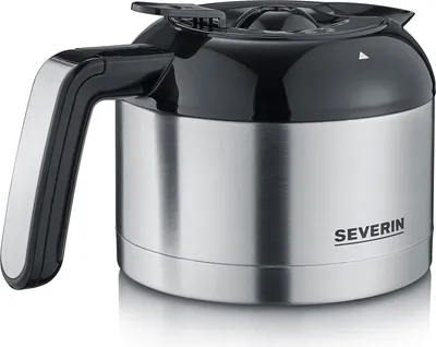Image de Severin 5547000, TK5547 Verseuse isotherme en acier inoxydable 1,0 l adaptée à la machine à café KA4814