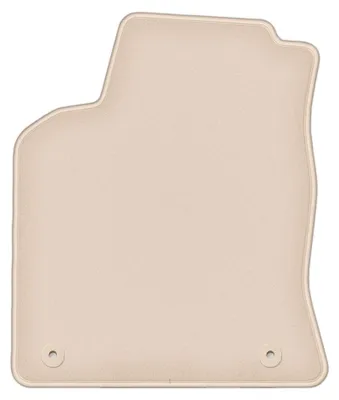 Image de Tapis conducteur en moquette pour Audi Q5 I 2008-2017 (SUV) – 1 pièce, beige, sur mesure – Wielganizator FORTUNA