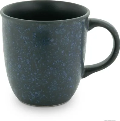Produktbild von Original Bunzlauer Keramik 350 ml Kaffeebecher Teetasse Pott Tasse Becher Ø 9,3 cm, H 9,7 cm Nachbildung ZIELON grün