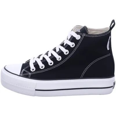 Image de British Knights Dames Haute Sneaker Kaya Mid High Top B49-3709 noir