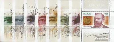 Produktbild von Briefmarken Norwegen 2001 Mi Block22 (kompl.Ausg.) postfrisch Friedensnobelpreis