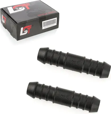 Produktbild von 2x Schlauchverbinder Polyamid PA Benzin ölbeständig 14 mm für OPEL VOLVO SAAB