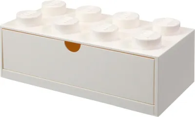 Image de LEGO 40211735 LEGO Boîte à tiroirs DESK DRAWER 8, 1 tiroir, blanc