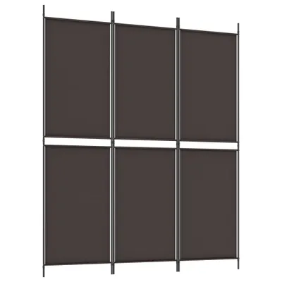 Produktbild von vidaXL 3-tlg. Paravent Braun 150x180 cm Stoff