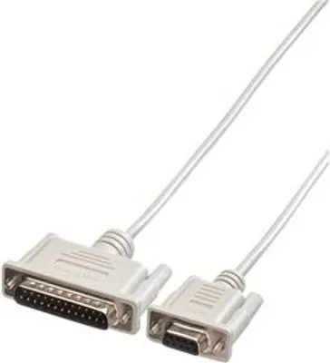 Zdjęcie produktu dla Kabel szeregowy ROLINE DB9/DB25 w/m 180cm