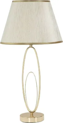 Obrázek produktu pro Stolní lampa Mauro Ferretti Glam Flush E27 Ø 30x58 cm zlatá barva krémová