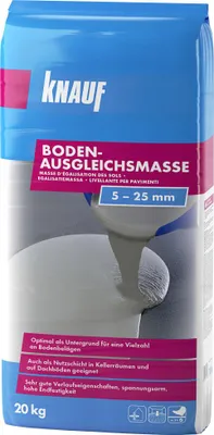 Produktbild von Knauf Bodenausgleichsmasse grau, 20 kg, für Innen und Außen