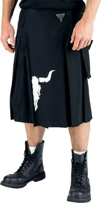 Produktbild von Wacken Open Air Mittellanger Rock Herren Wacken schwarz Basics 100% Baumwolle XL