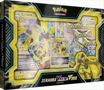 Produktbild von Pokemon Sammelkartenspiel Zeraora VMAX & VSTAR Kampfbox Deutsch