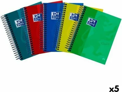 Obrázok produktu pre Oxford 400088285 Office European Book Touch A6+ šachovnicový 120 listov, rôzne