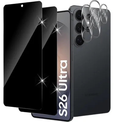 Produktbild von 2X Panzerglas für Samsung Galaxy S26 Ultra Blickschutz Sichtschutz Anti-Spy Schutzglas