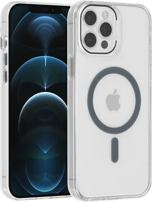 Produktbild von UNIQ Accessory iPhone 12 Pro Max Hardcase - magsafe compatible - Transparent - Grey