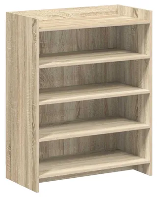 Image de Armoire à chaussures vidaXL en chêne Sonoma 73,5 x 36 x 92 cm, aggloméré