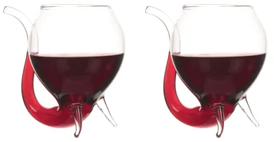 Weinport Sippers Nippgläser 2er-Set 250 ml Borosilikatglas