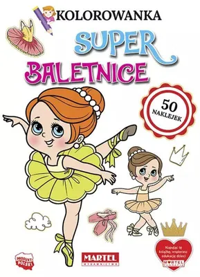 Zdjęcie produktu dla Kolorowanka z naklejkami Superbaletnice - Hubert Włodarczyk