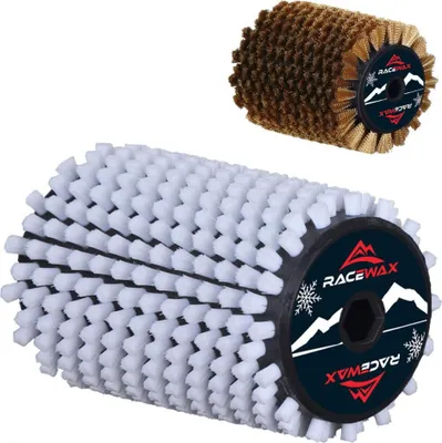 Image de RaceWax Roto Bürste Nylon Kupfer Set Brosse rotative 100mm Brosse rotative pour semelles