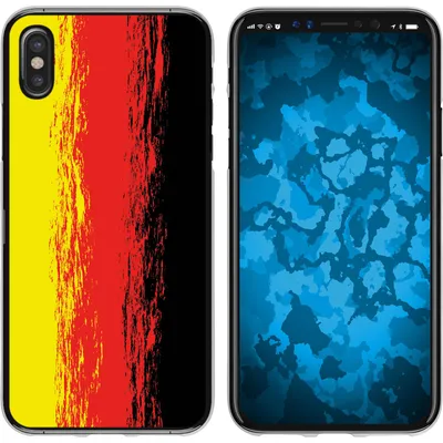 Produktbild von PhoneNatic Case kompatibel mit Apple iPhone X / XS Silikon-Hülle WM Deutschland M6