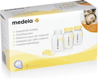 Image de Medela Set de biberons pour lait maternel Set de biberons pour lait maternel 3x150 ml