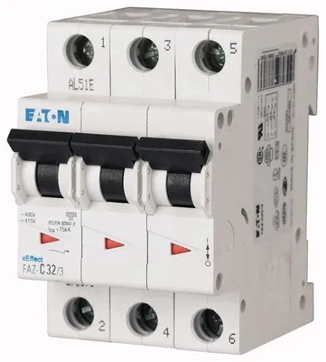 Immagine prodotto di Interruttore automatico Eaton FAZ-C2/3 tipo C (278861)