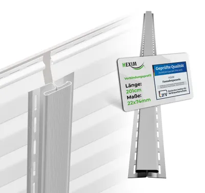 Produktbild von HEXIM Siding Fassadenverkleidung Fassadenpaneele außen Außenwand wetterfest UV-beständig PVC-U