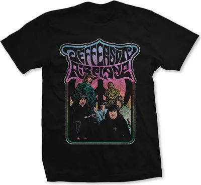 Produktbild von Jefferson Airplane - T-Shirt für Herren/Damen Uni RO6880 (L) (Schwarz)