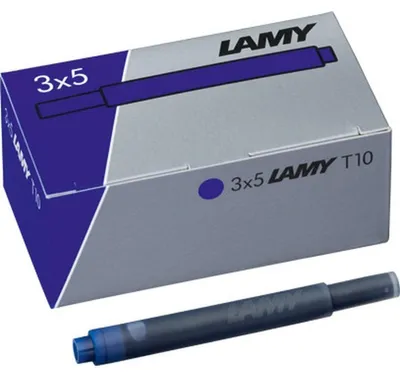 Obrázek produktu pro Lamy Tintenpatrone T10 1238202 bl 3x5St.
