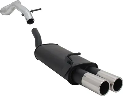 Produktbild von Novus Sportauspuff für Audi A3 Seat Leon VW Golf 4 VW New Beetle 2x76mm mit ABE