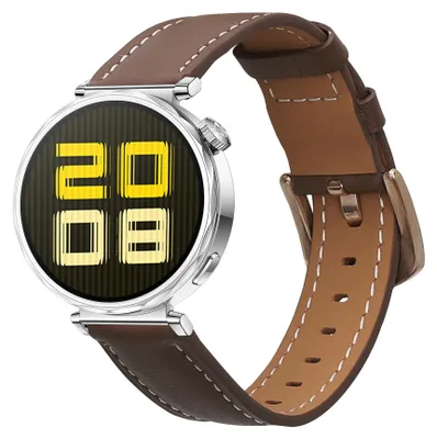 Produktbild von kwmobile Echtleder Uhrenarmband für Huawei Watch GT5 41mm / GT5 Pro 42mm / Watch GT4 41mm Armband - Ersatzarmband für Fitnesstracker - Wechselarmband