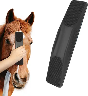 Produktbild von Pferdepflegebš¹rste, 6-in-1 Pferdepflege-Massageger?t, Tierhaarkammbš¹rste, entfernt Haare, Fell und Schmutz fš¹r Zuhause und unterwegs
