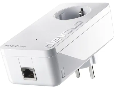 Produktbild von Devolo Magic 1 LAN, 1200 Mbit/s, IEEE 802.1p, IEEE 802.3, IEEE 802.3ab, IEEE 802.3az, IEEE 802.3u, IEEE 802.3x, Gigabit Ethernet, 10,100,1000 Mbit/s, 10BASE-T, 100BASE-TX, 1000BASE-T, 64-QAM, 256-QAM, 1024-QAM, 4096-QAM, BPSK, DSSS, OFDM, QPSK
