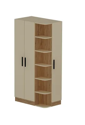 Image de Skye Decor, Luses, tringles à vêtements, pin atlantique, 90 x 181,8 x 50 cm