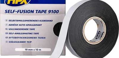 Image de HPX Ruban adhésif autosoudable noir 19 mm x 10 m